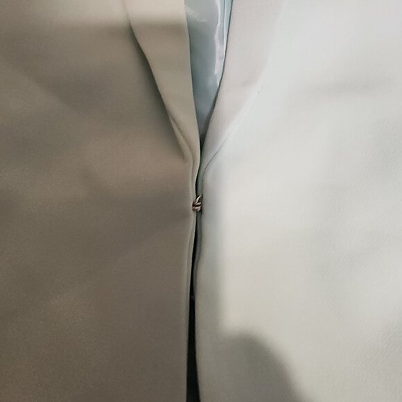 Justfab Flap Pocket Blazer NWT Mint Green XL Dark Marks - Picture 8 of 10